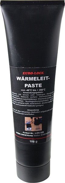 Wärmeleitpaste -40° C bis +200° C 100 g Tube Euro-Lock