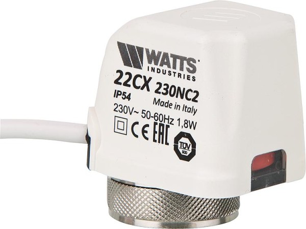 Watts Elektrothermischer STELLANTRIEB CX 22 230V, M30x1,5 passend für Ventilart Heimeier