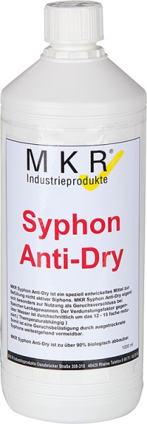 Siphon Anti Dry Flasche a 1000ml für Kunststoff und Metall Sifons