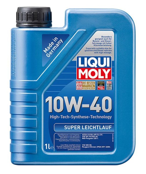 Motorenöl LIQUI MOLY Super Leichtlauf SAE 10W-40 1000ml