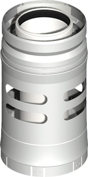 WS Kunststoffabgassystem Rohr mit Zuluftansaugung DN80/125