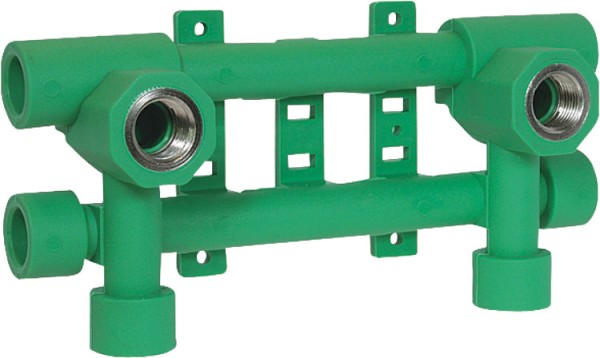 PPR Rohr Aqua-Plus Hahn-Fixierungsanlage d = 20mm x 1/2