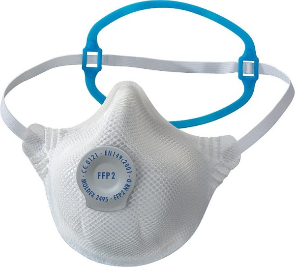 Atemschutzmaske FFP2 NR D mit Klimaventil,Smart, VPE=20Stück
