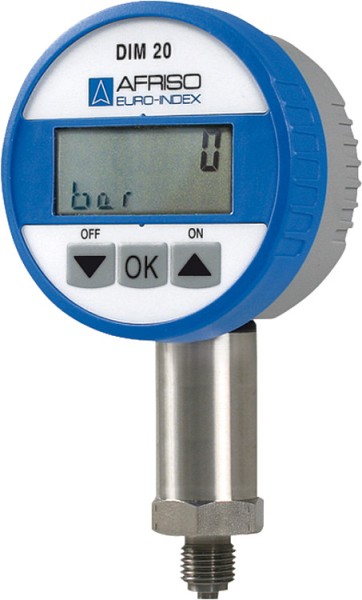 Universelles Digitalmanometer 75 mm Durchmesser 0 - 10 bar, Anschluss 1/4