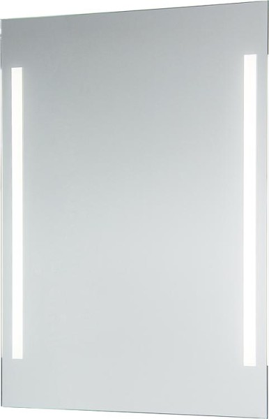 LED-Spiegel Earline mit Kippschalter BxHxT: 800x800x30 mm, 11,5 W