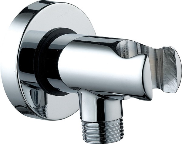 BP A 001 WA Wandanschlussbogen mit Brausehalter, DN15 1/2" chrom