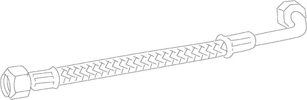 Egea flexibler Schlauch mit Dichtung von 2003-2010 VS0824111