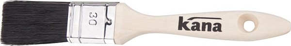 Pr. Flachpinsel 30 mm Orel-Mix-Borste, Messingblech