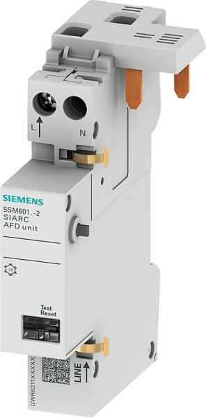 Brandschutzschalter-Block Siemens, bis 40A, für LS-Schalter, 5SM6014-2