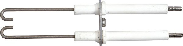 Doppelzündelektrode für Buderus Raketenbrenner BE/BE-A 43-55 kW / Typ 4 L50 / 63