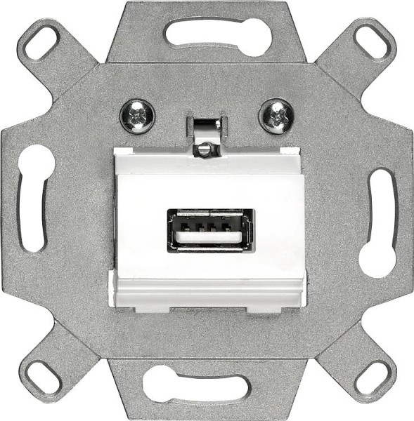 USB-Anschlussdose Siemens, Schraubklemmen weiß, 5TG2022-0