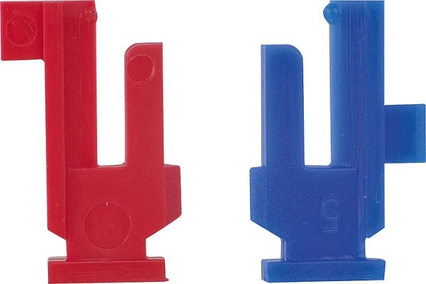 Schaltreiter für Analog Uhren Wolf kleine Ausführung Regelung R 12 16 2 x blau 2 x rot