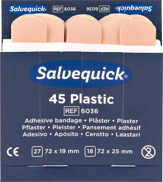 Pflaster-Stripes Salvequick elastisch,1009444V, VPE=6 Stück
