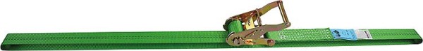 Verzurrgurt, Einteilig, Typ 2000 DIN EC 12195-2 Grün, Gurt 35 mm, Länge 4,0 mtr.