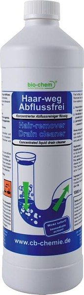 Rohrreiniger BIO-CIRCLE Haar-weg Abflussfrei 1l Flasche