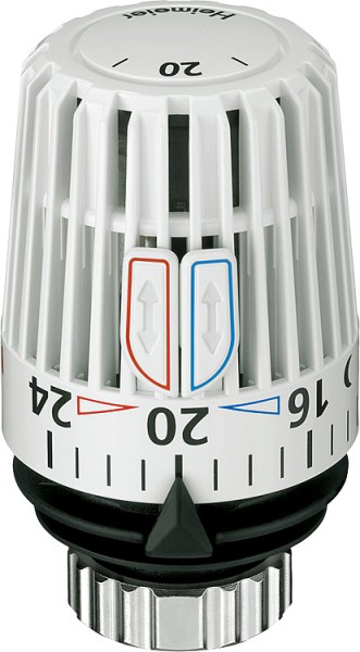 Heimeier Thermostat-Kopf K Einstellskala mit Temp. Sollwertbereich 6-28°C