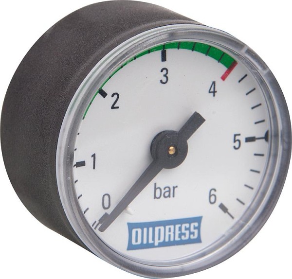 Oilpress Ersatz Manometer für Typ 180 / 230 / 240 / 330 0-6 bar 003.232