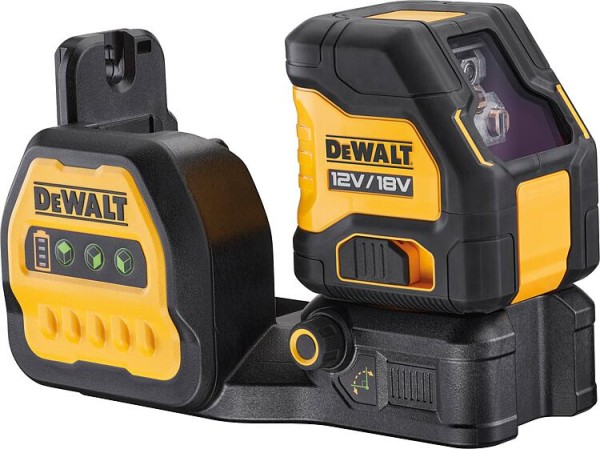 Akku-Kreuzlinienlaser DeWALT 12/18V DCE088NG18-XJ, grün, ohne Akkus und Ladegerät