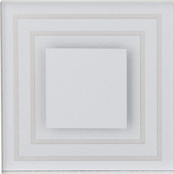 Einbauleuchte Kristal CR01-230/AL/BC, 230V, Aluminium, 75x75x40mm