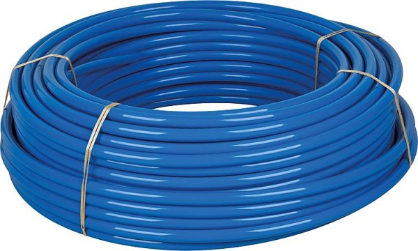 Kunststoffrohr/Polyamid 18 22 x 2,0 mm, weich, Farbe blau, 25 m