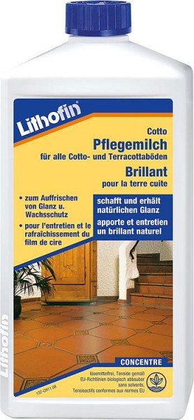 LITHOFIN Cotto Pflegemilch, 1 l Flasche