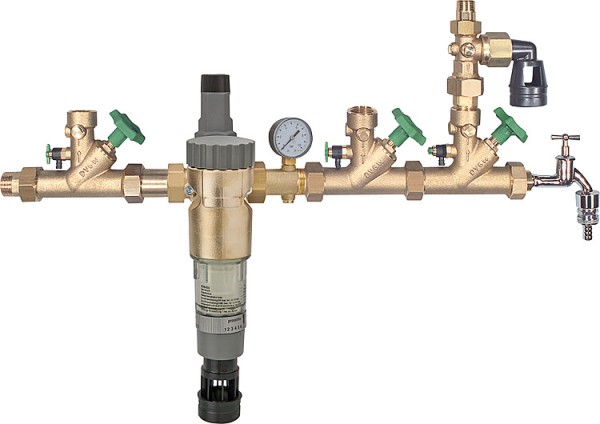 BWG Hauswasserverteilsystem mit Rückspülfilter Colonia Hauswasserverteilerstation