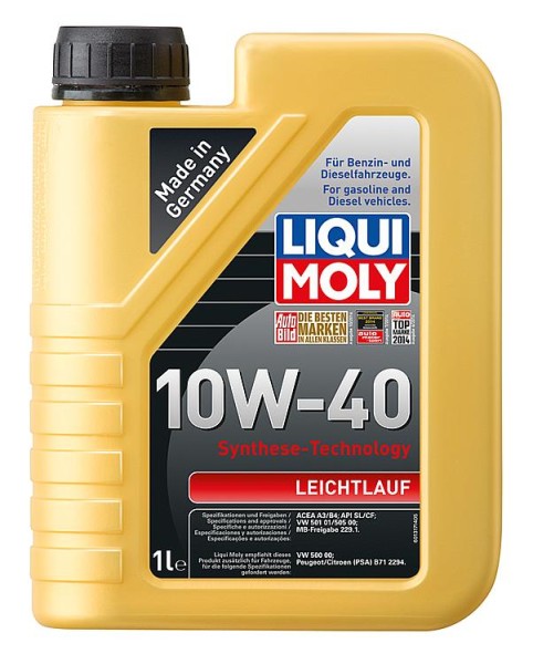 Motorenöl LIQUI MOLY Leichtlauf SAE 10W-40 Inh. 1000ml