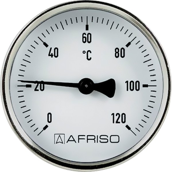 Magnet Anlegethermometer 80 mm, 0 - 120° C
