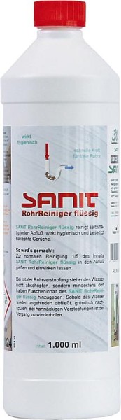 SANIT RohrReiniger flüssig 1.000ml Flasche