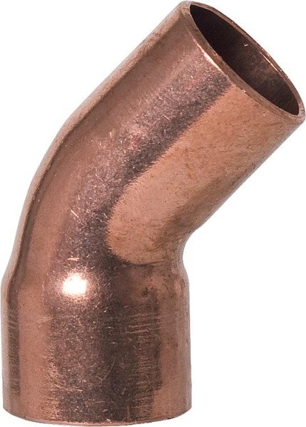 Kupferlötfitting 5040 Bogen 45 ° 22 mm Kupfer i/a