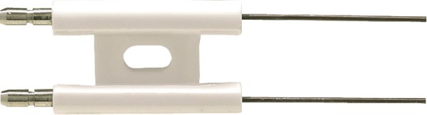 Doppel Zündelektrode Universal 4,0 mm, Draht gerade 40 mm passend für MEKU-Mischeinrichtung