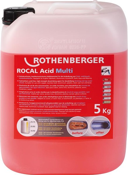 Entkalkungskonzentrat Acid Multi Inhalt: 5 Liter