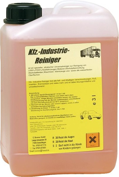 Kfz Industrie Reiniger Kanister 3 Liter