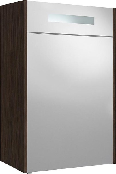 Spiegelschrank m. bel. Blende Eiche Biber, 1 Tür, Anschlag rechts, 600x750x188 mm
