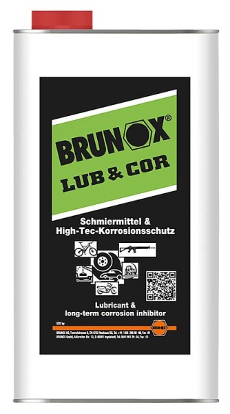 Korrosionsschutz und Schmiermittel BRUNOX LUB&COR 5l Kanister
