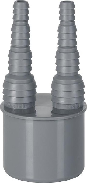 Doppel-Schlauchnippel DN50, 8-19mm Airfit