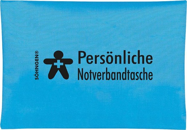 Persönliche Notverbandtasche blau