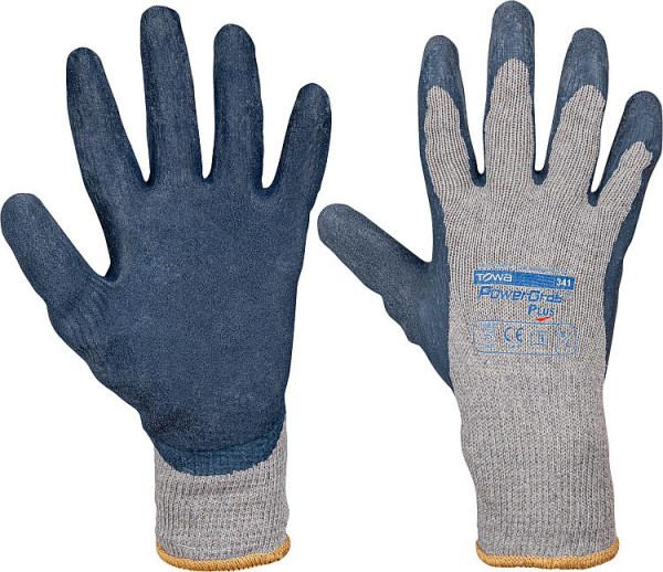 Mittelstrickhandschuh, Paar Power Grap Premium, Polyester,Größe XL