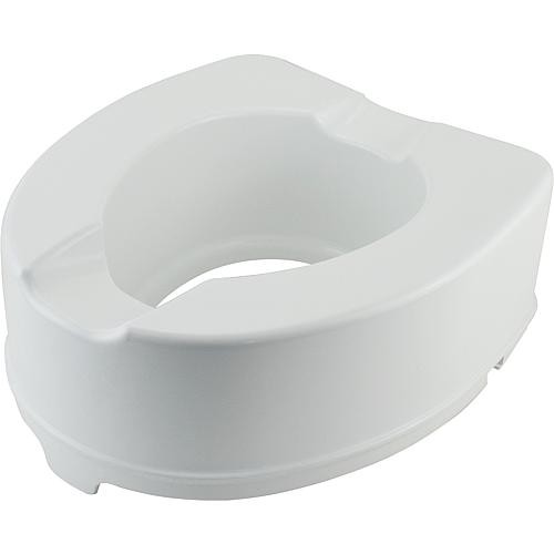 WC Aufsatz Elga ohne Deckel, aus PP, weiß Höhe 140mm Evenes WC Sitz Erhöhung