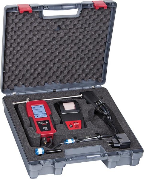 Abgasanalsysegerät DELTASmart E-Modell-Set im Koffer