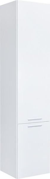 Hochschrank Serie MAA 2 Türen weiß matt Anschlag links 350x1585x370 mm