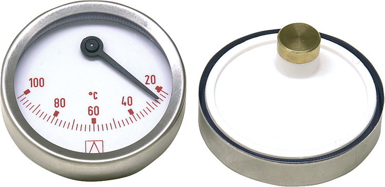 BI 63 A Thermometer Bimetall Temperaturanzeige Anlegen Anlegethermometer 1 St 