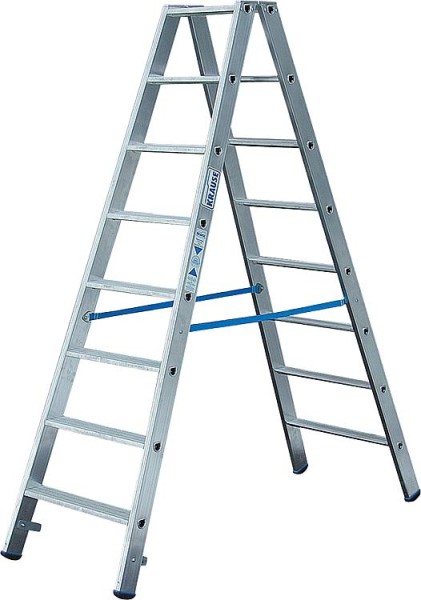 Stufen-Doppel-Leiter Arb.Höhe 2,70 Leiterhöhe 0,95 2x4 Stufen