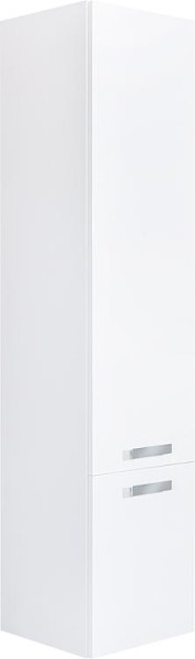 Hochschrank Serie MAB 2 Türen weiß matt Anschlag links 350x1585x370 mm