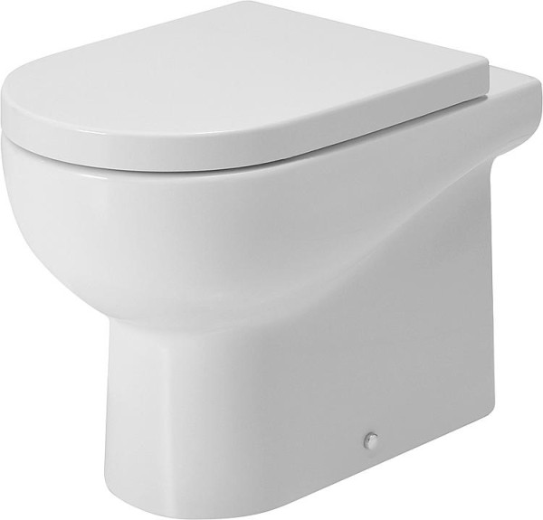 Stand-Tiefspül-WC Nuvola 550x350mm, spülrandlos, aus Keramik, weiß