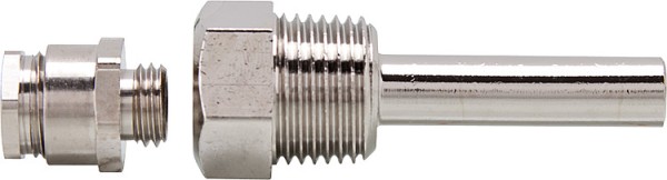 Alre-Tauchhülse TH-55 für Hülsenfühler (HF) mit Zubehör (Quetschring, Mutter etc