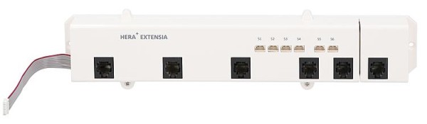 Funk-Fußbodenheizungsleiste, Hera+ Extensia PRO, 6-Port Erweiterungmodul