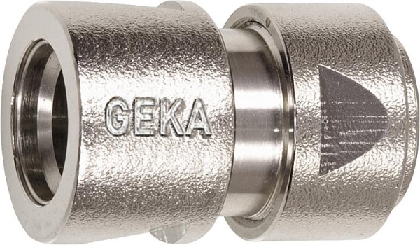 GEKA Schlauchstück 1/2" Messing Stecksystem 701X mit Spannmutter