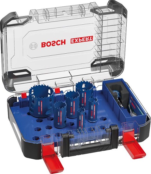 Lochsägen-Set BOSCH Expert 9-teilig, Ø 22/25/35/40/51/68mm