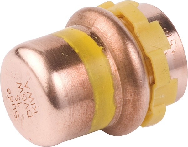 Kupfer Pressfitting Gas Kappe D: 18 mm PG 5301 Gas